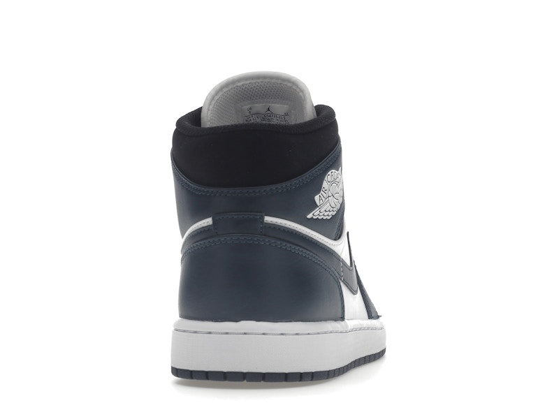 Air Jordan 1 Mid Dark Teal - Armory Navy/White-Black - 554724-411 - 28