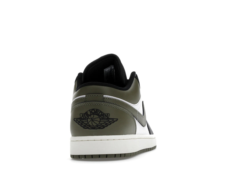 Air Jordan 1 Low Black Toe Medium Olive - Black/Medium Olive/White - 553558-092 - 28
