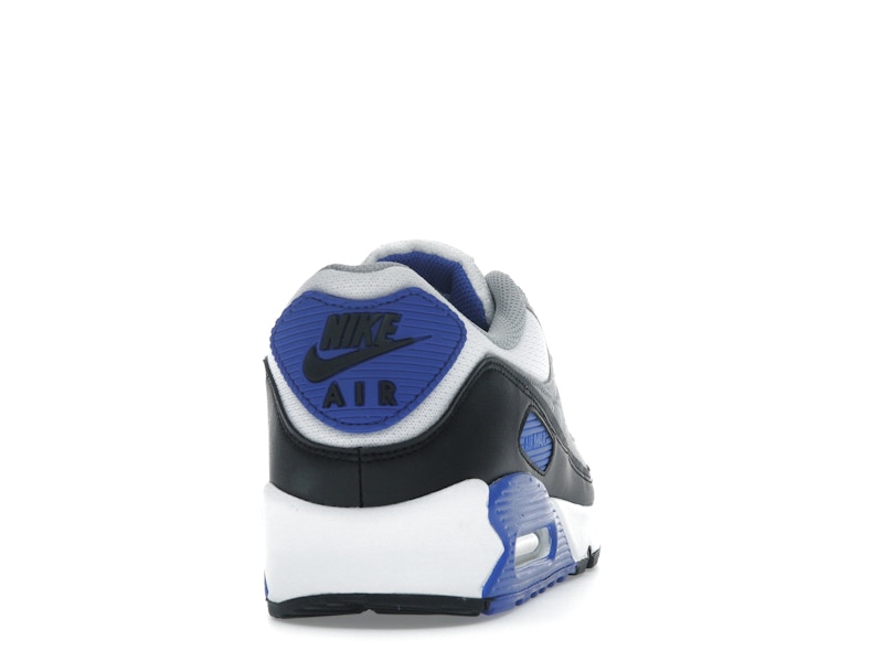 Nike Air Max 90 Hyper Royal - White/Light Smoke Grey/Black/Particle Grey - DM0029-112 - 28