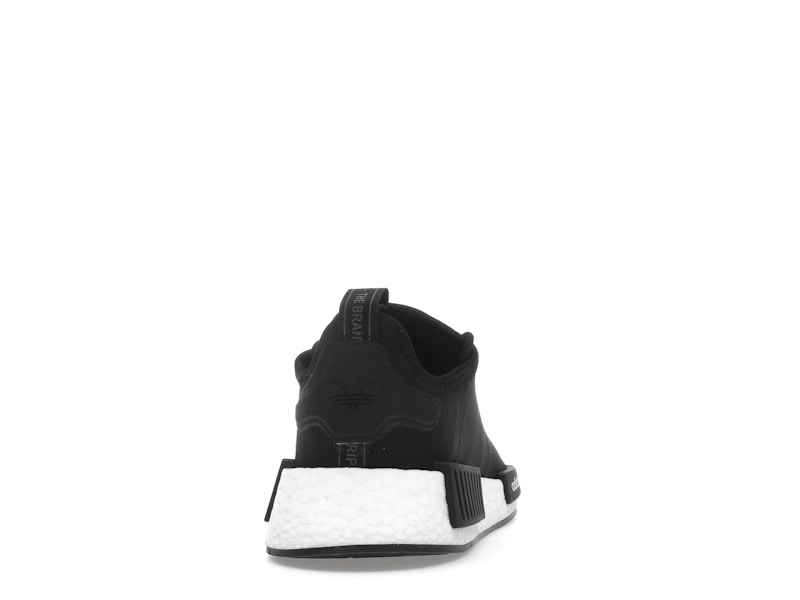 adidas NMD R1 Refined Core Black Cloud White (GS) - Core Black/Core Black/Cloud White - H02333 - 28