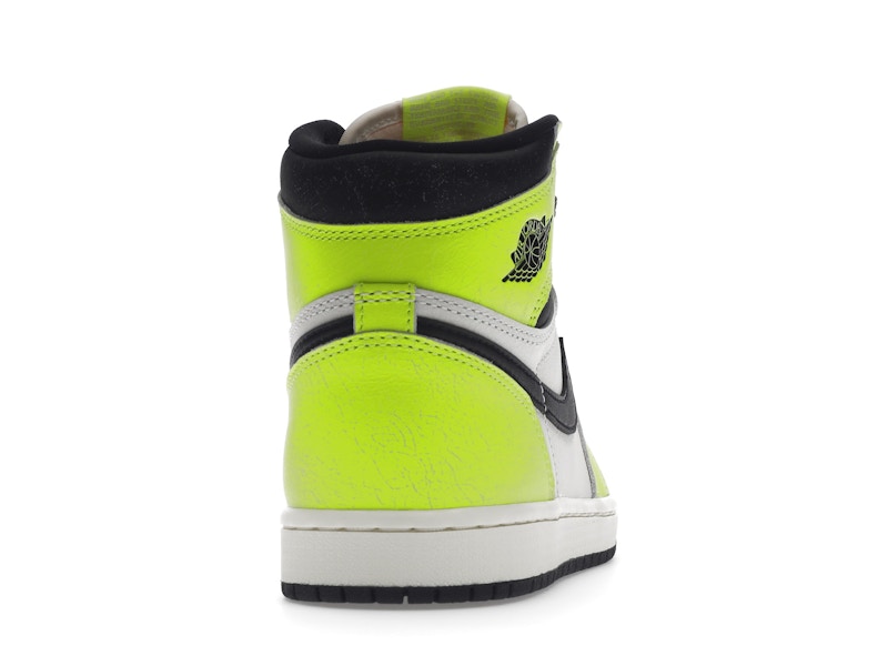 Air Jordan 1 Retro High OG Visionaire - Volt/Black/Sail - 555088-702 - 28