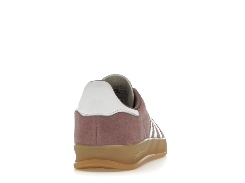 adidas Gazelle Indoor Shadow Fig (Women's) - Shadow Fig/Footwear White/Gum - IH5483 - 28