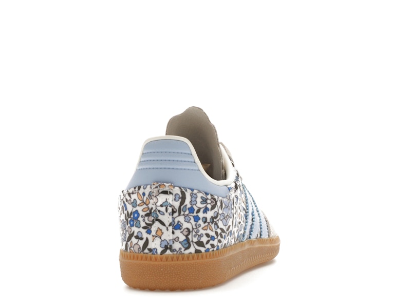 adidas Samba OG Liberty London Blue Floral (GS) - Blue/Off White/Gum - JP8080 - 28
