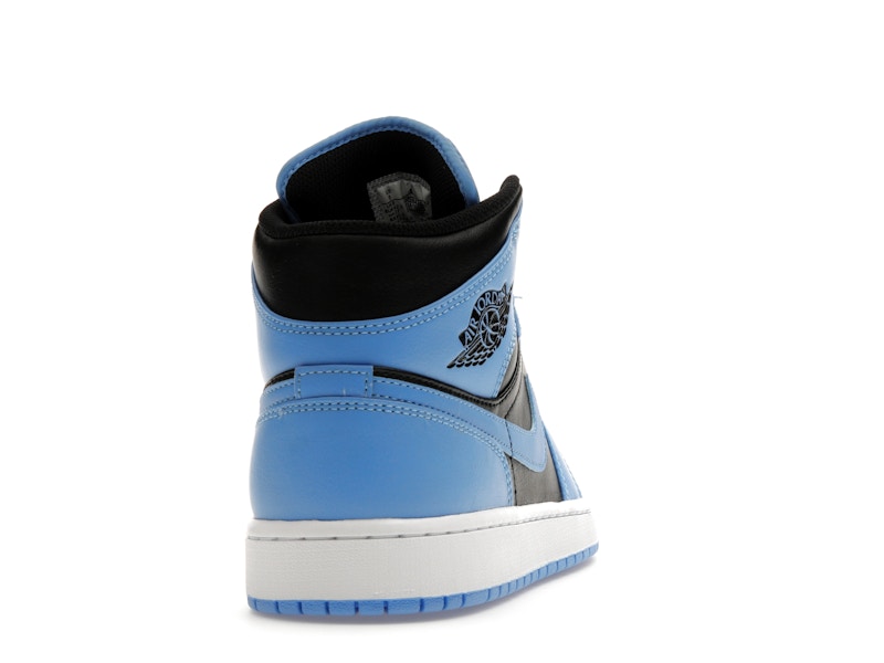 Air Jordan 1 Mid Azul Universitario Negro - vista 28