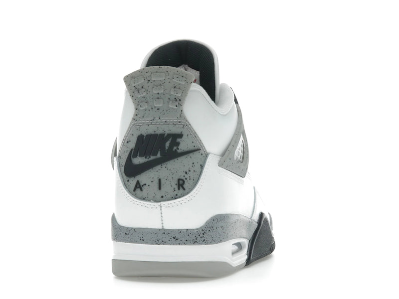 Air Jordan 4 Retro White Cement - Summit White/Fire Red-Tech Grey-Black - FV5029-100 - 28