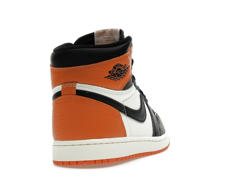 Air Jordan 1 Retro High OG Shattered Backboard (2025) - Black/Black-Sail-Starfish - DZ5485-008 - 29