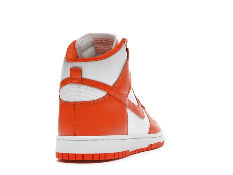 Nike Dunk High Syracuse (2021) - White/Orange Blaze - DD1399-101 - 29