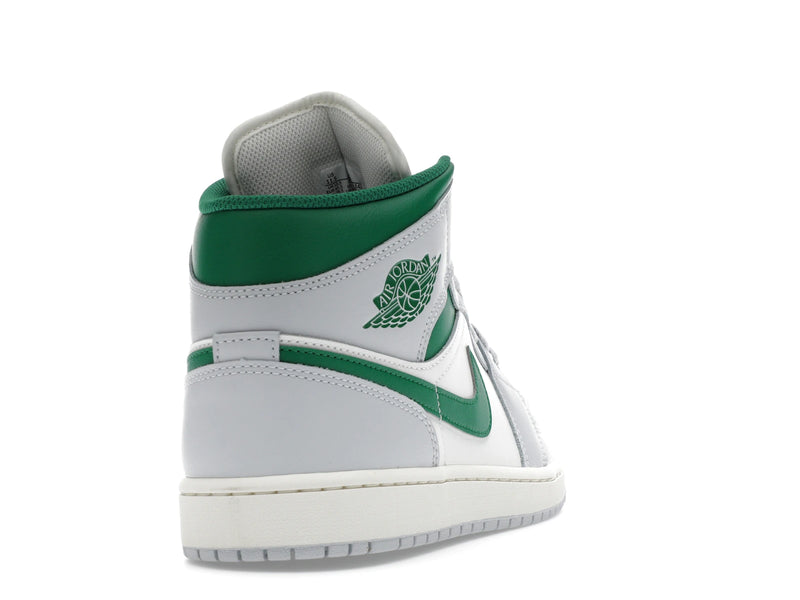 Air Jordan 1 Mid White Pure Platinum Pine Green - Summit White/Pure Platinum/Sail/Pine Green - DQ8426-142 - 29