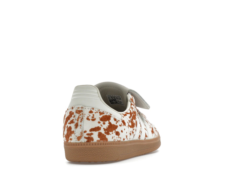 Adidas Samba Lt Cow Print Brown White - Off White/Lucid Pink/Gum Four - JS3931 - 29