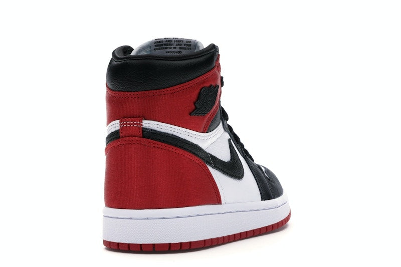 Air Jordan 1 Retro High Satin Black Toe (W) - Black/White-University Red - CD0461-016 - 29