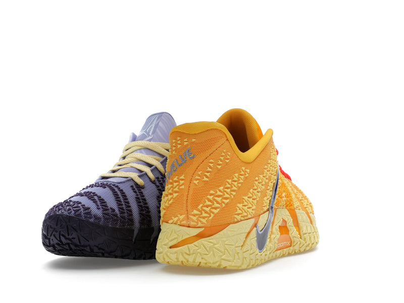 Nike JA 3 Hustle And Flow - Soft Yellow/Purple Dynasty/Volt Tint/Light Thistle/Bright Crimson - HF2793-700 / HF2794-700 - 29