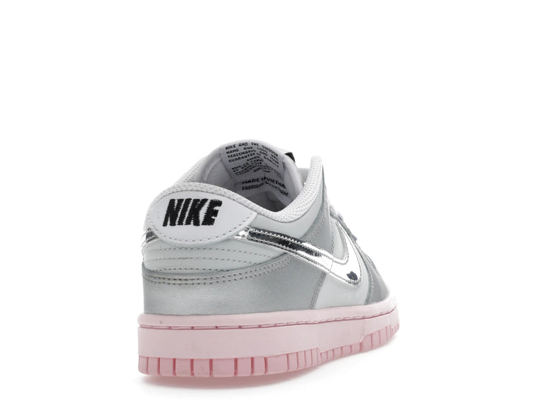 Nike Dunk Low Lx Metallic Silver Pink Foam - Photon Dust/Metallic Silver-Pink Foam-Medium Soft Pink - HM3698-006 - 29