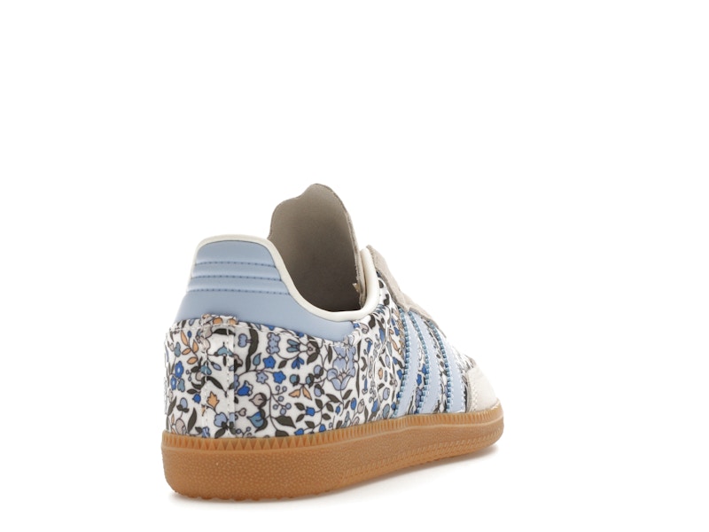 adidas Samba OG Liberty London Blue Floral (GS) - Blue/Off White/Gum - JP8080 - 29