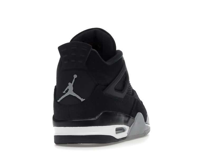 Air Jordan 4 Retro SE Black Canvas - Black/Light Steel Grey/White/Fire Red - DH7138-006 - 29