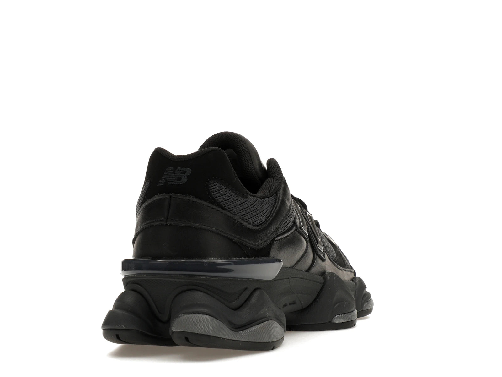 New Balance 9060 Triple Black Leather - U9060NRI - 29