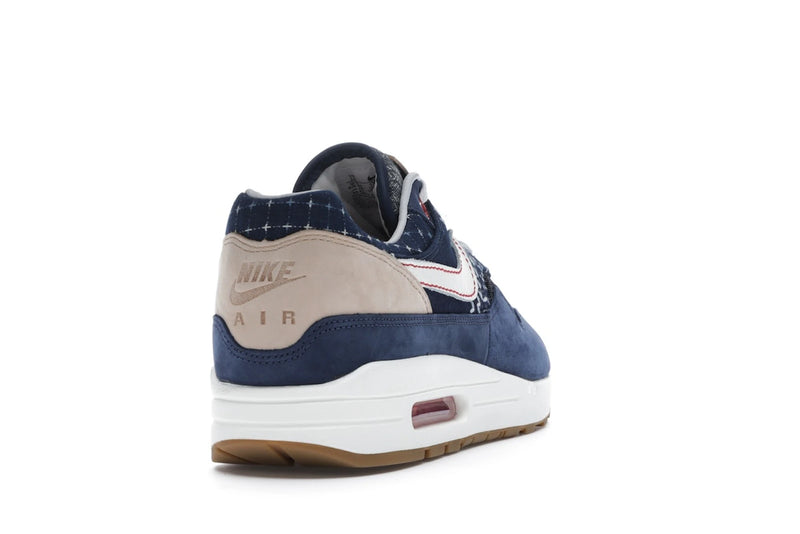 Nike Air Max 1 Denham - Blue Void/Sail-Coastal Blue-Vachetta Tan - CW7603-400 - 29