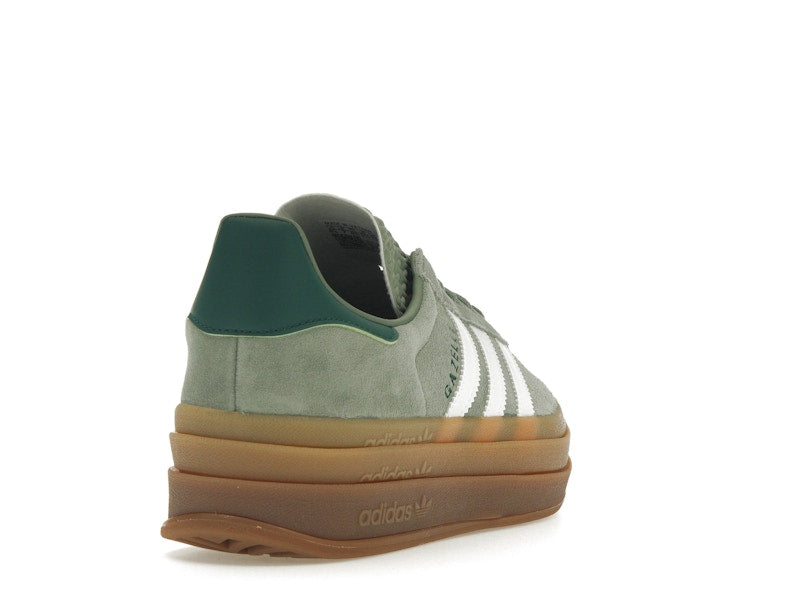 adidas Gazelle Bold Silver Green Gum (Womens) - Silver Green/Cloud White/Collegiate Green - ID6998 - 29