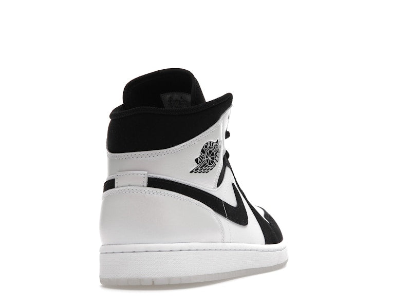 Air Jordan 1 Mid Diamond Shorts - White/Black - DH6933-100 - 29
