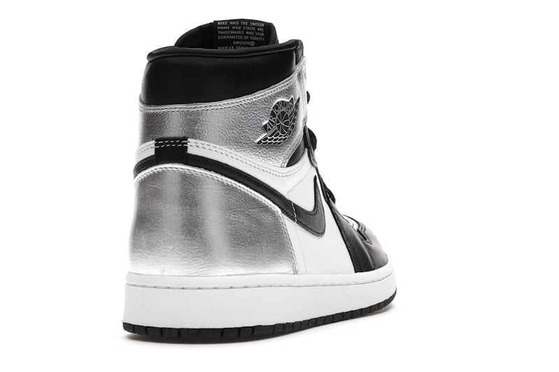 Air Jordan 1 Retro High Silver Toe (W) - Black/Metallic Silver-White-Black - CD0461-001 - 29