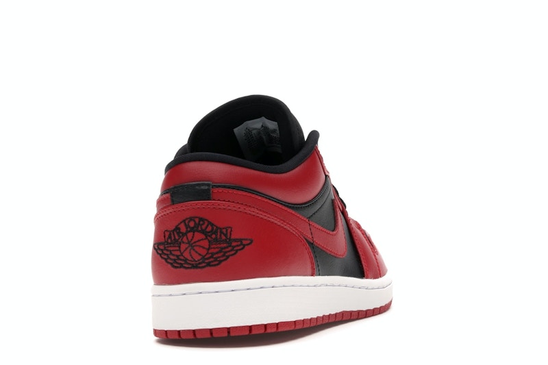 Air Jordan 1 Low Reverse Bred - Gym Red/Black-Gym Red-White - 553558-606 - 29