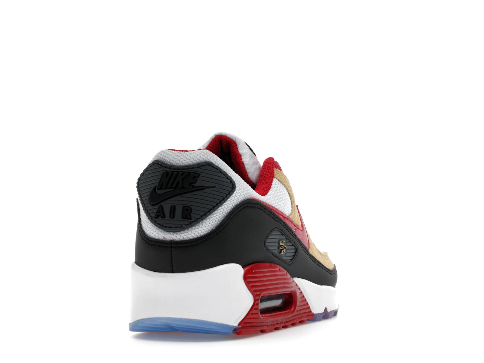 Nike Air Max 90 San Francisco 49ers - White/Gym Red/Black - II7588-100 - 29