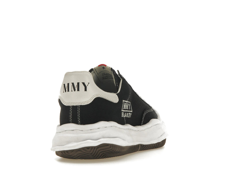Mihara Yasuhiro Blakey OG Sole Canvas Low Black - Black/White - A08FW735 - 29
