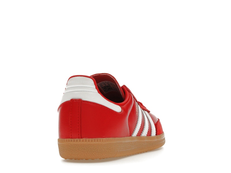 adidas Samba OG Better Scarlet (Women's) - White/Better Scarlet/Gum - IE6524 - 29