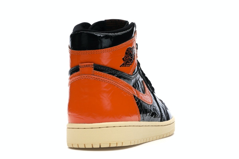 Air Jordan 1 Retro High Shattered Backboard 3 - Black/Pale Vanilla-Starfish - 555088-028 - 29