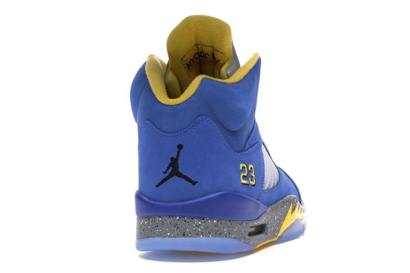 Jordan 5 Retro JSP Laney Varsity Royal - vue 30