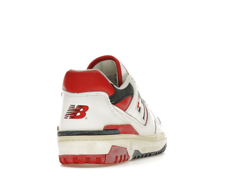New Balance 550 Vintage Pack Team Red - Sea Salt/Team Red/Black - BB550VGA - 29