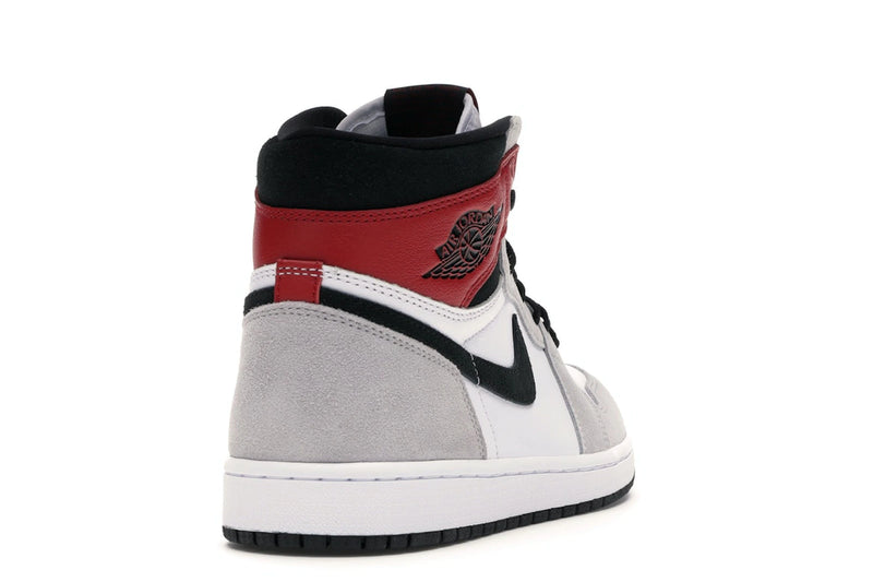 Air Jordan 1 Retro High Light Smoke Grey - White/Black-Light Smoke Grey-Varsity Red - 555088-126 - 29
