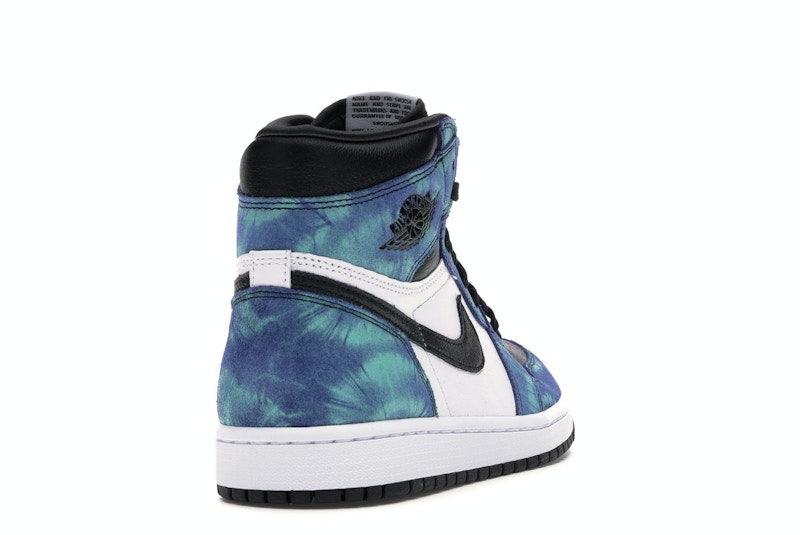 Air Jordan 1 Retro High Tie Dye (W) - White/Black-Aurora Green - CD0461-100 - 29
