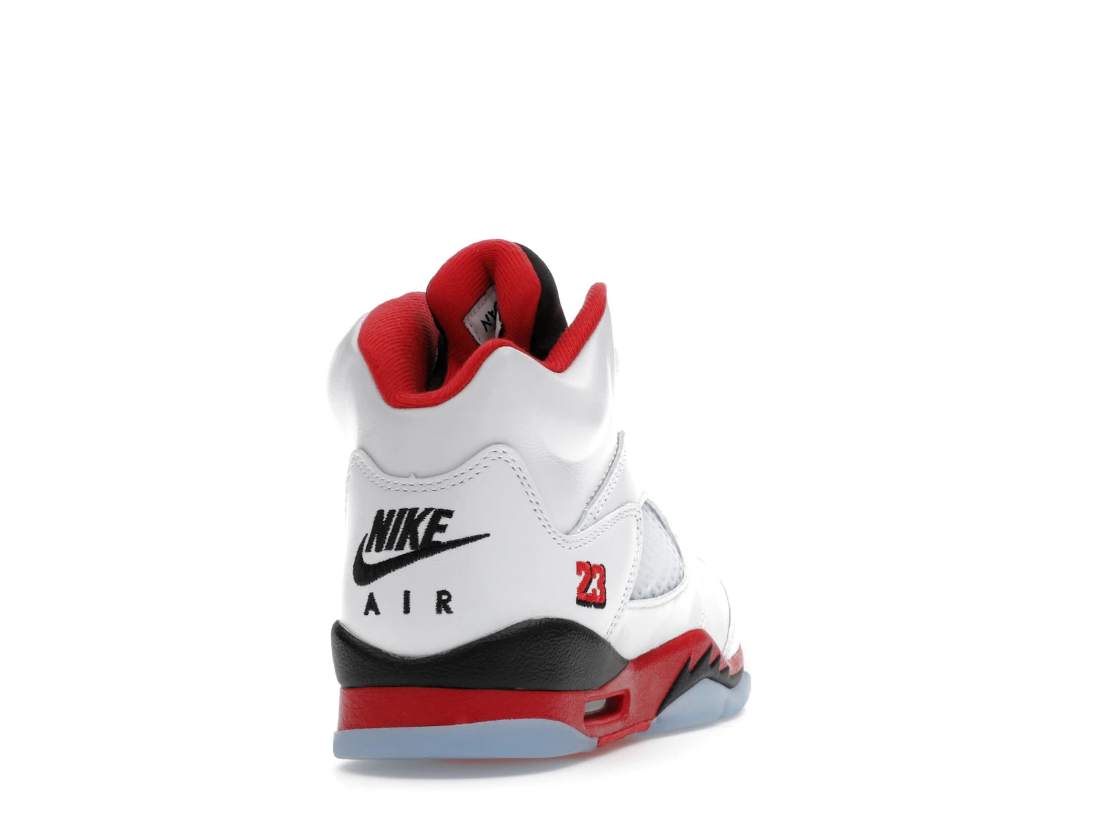 Air Jordan 5 Retro Fire Red Black Tongue (2025) (GS) - White/Fire Red/Black - HQ7980-101 - 29