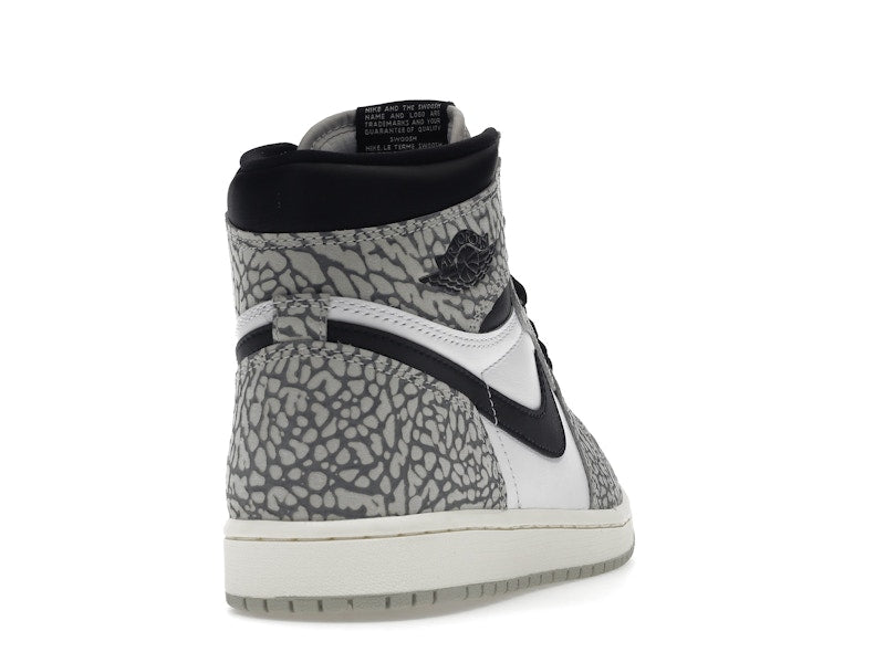 Air Jordan 1 Retro High OG White Cement - Tech Grey/Muslin/Black/White - DZ5485-052 - 29