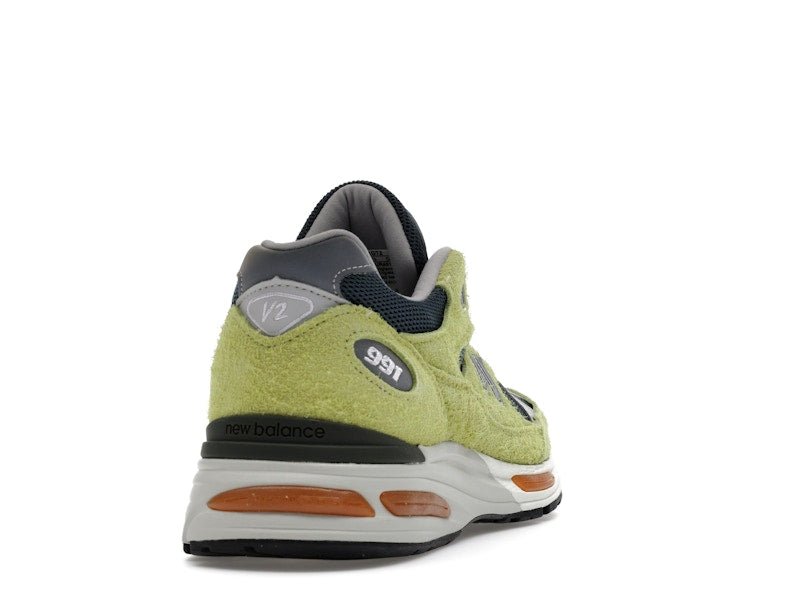 New Balance 991v2 MiUK Grape Sorbet - Beechnut/Trekking Green - U991GT2 - 29