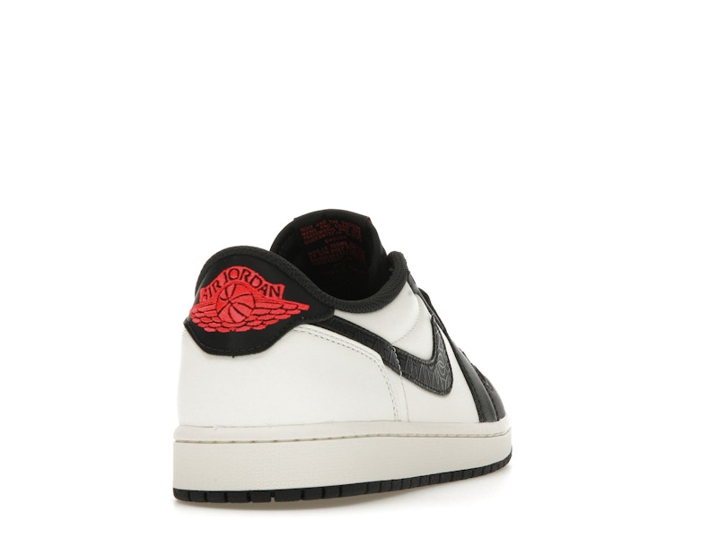 Air Jordan 1 Retro Low OG Psg Paris Saint Germain - Sail/Off Noir-Infrared 23-Pink Oxford - HF8828-100 - 29