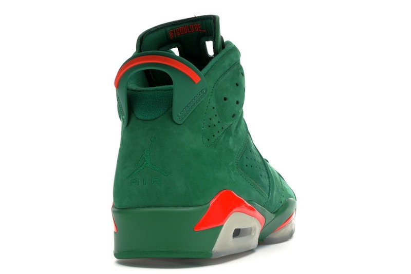 Air Jordan 6 Retro Gatorade Green - Pine Green/Orange Blaze-Pine Green - AJ5986-335 - 29