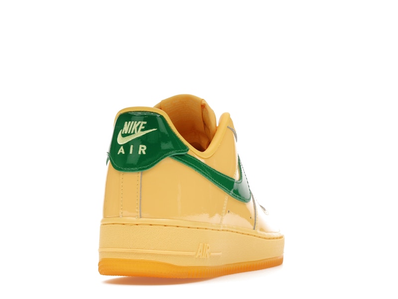 Nike Air Force 1 Low Patent Leather Topaz Gold Pine Green - Ansicht 30
