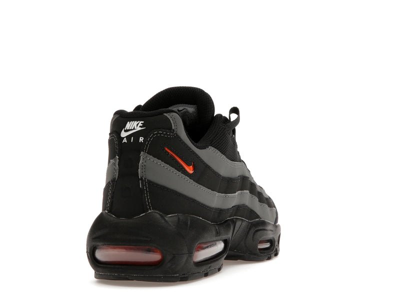 Nike Air Max 95 Black Grey Safety Orange - Black/Grey/Safety Orange - DX2657-001 - 29