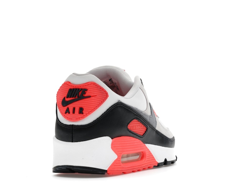 Nike Air Max 90 Infrared 2026 Iu1055 100 - White/Cement Grey/Infrared/Black - IU1055-100 - 30