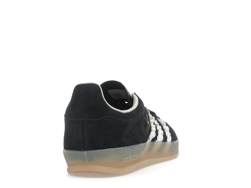 adidas Gazelle Indoor Core Black Cream White Gum (Women's) - Core Black/Cream White/Gum - JS1412 - 29