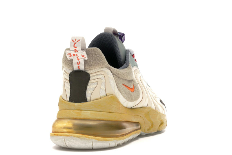 Nike Air Max 270 React Travis Scott - Light Cream/Dark Hazel-Mica Green-Starfish - CT2864-200 - 29