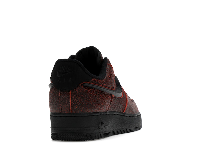 Nike Air Force 1 Low Retro QS Halloween Skull - Black/Black/Crimson - HV2016-001 - 29