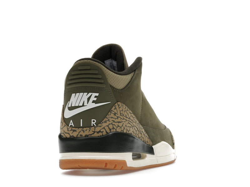 Air Jordan 3 Retro Family Affair - Medium Olive/Sequoia/Neutral Olive/Sail/Total Crimson - DN3707-202 - 29