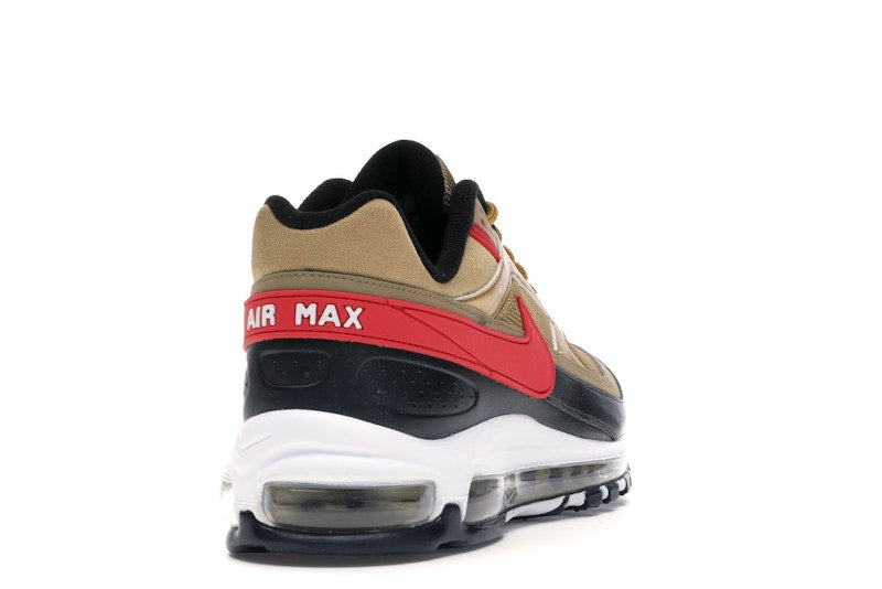 Nike Air Max 97 BW Metallic Gold University Red Black - vue 30