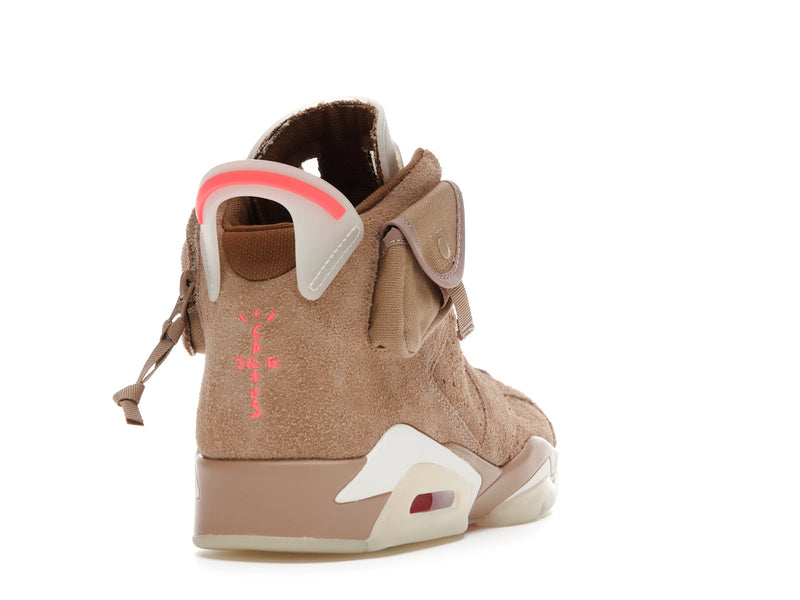 Air Jordan 6 Retro Travis Scott British Khaki - British Khaki/Sail-Bright Crimson - DH0690-200 - 29