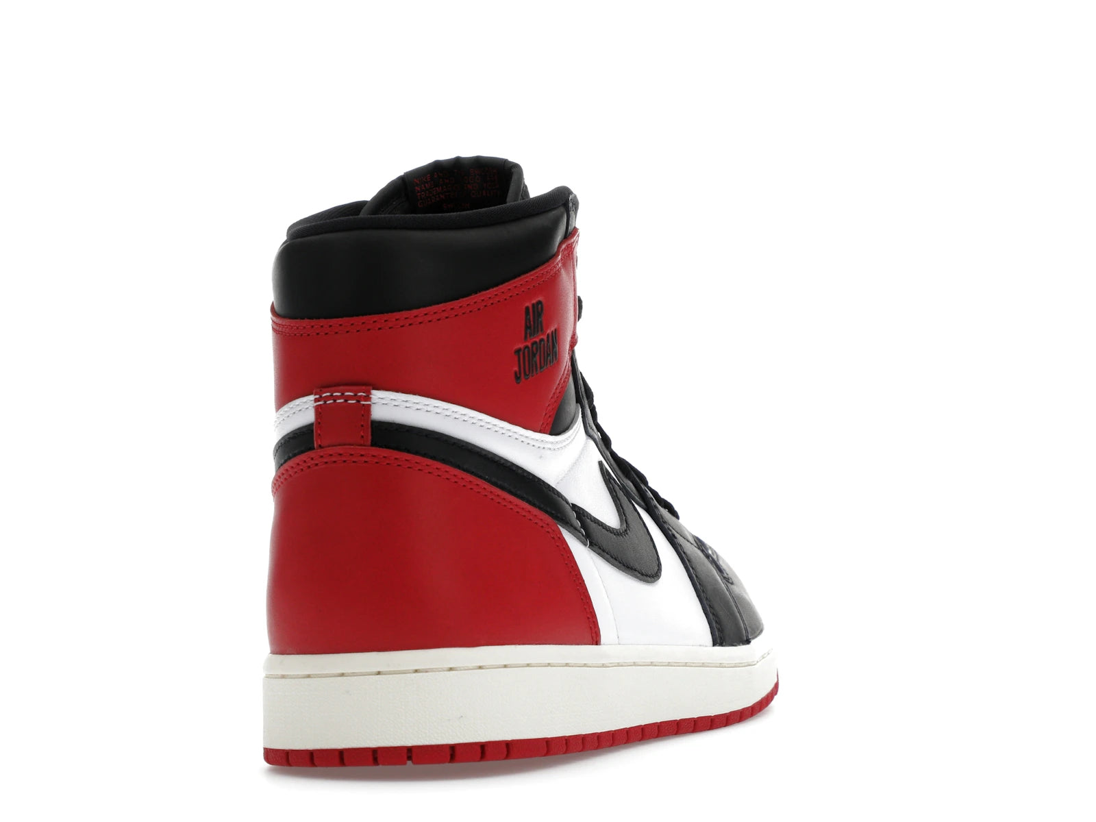 Air Jordan 1 Retro High OG Black Toe Reimagined - Black/Black/Varsity Red/White - DZ5485-106 - 29