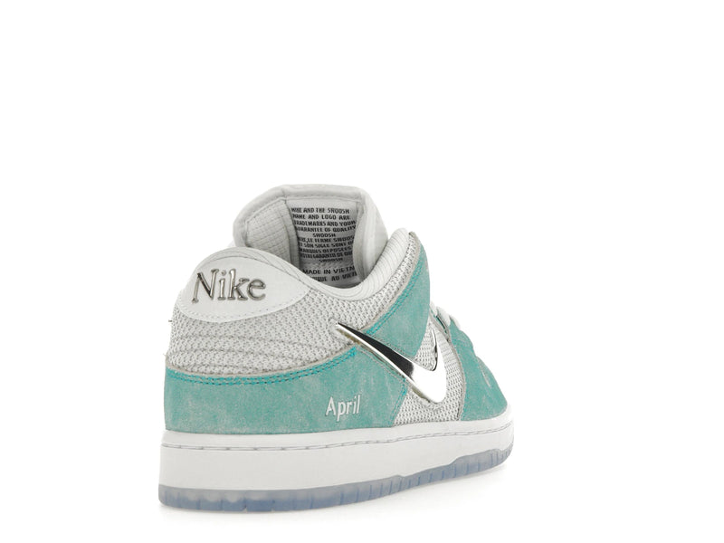 Nike SB Dunk Low April Skateboards - Turbo Green/Metallic Silver/Turbo Green - FD2562-400 - 29