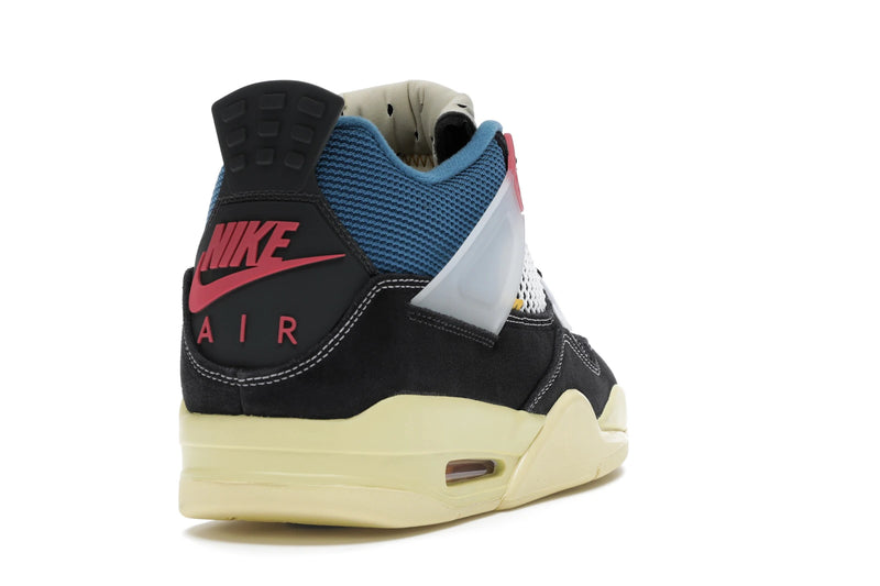 Air Jordan 4 Retro Union Off Noir - Off-Noir/Brigade Blue-Dark Smoke Grey-Light Fusion Red - DC9533-001 - 29