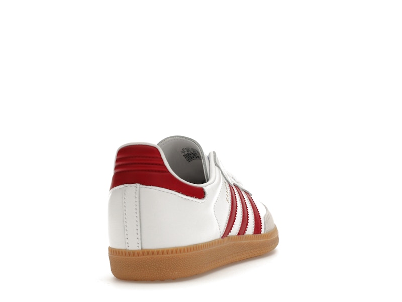 Adidas Samba OG White Burgundy Gum - Cloud White/Burgundy/Gum - IF3813 - 29
